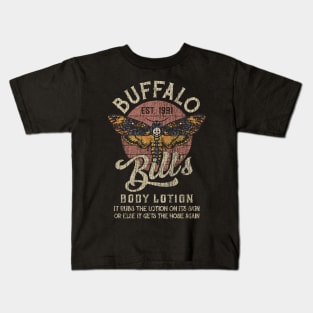 bufallo bills body lotion vintage distressed Kids T-Shirt